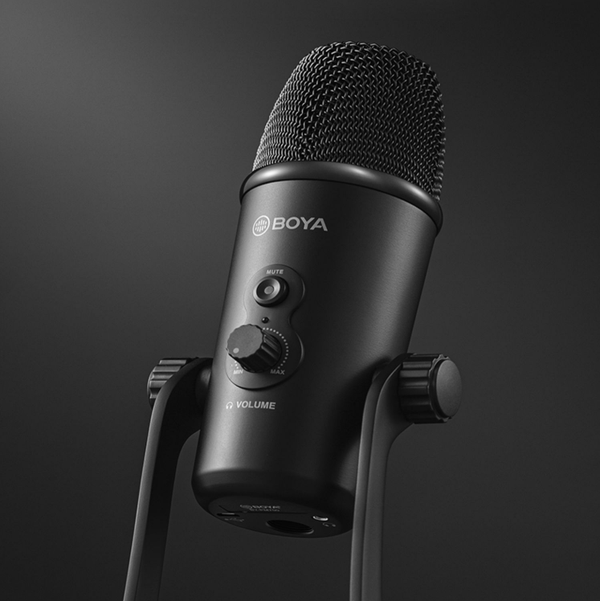 Micrófono Condensador Profesional para Streaming y Grabación con Tarjeta de Sonido Integrada