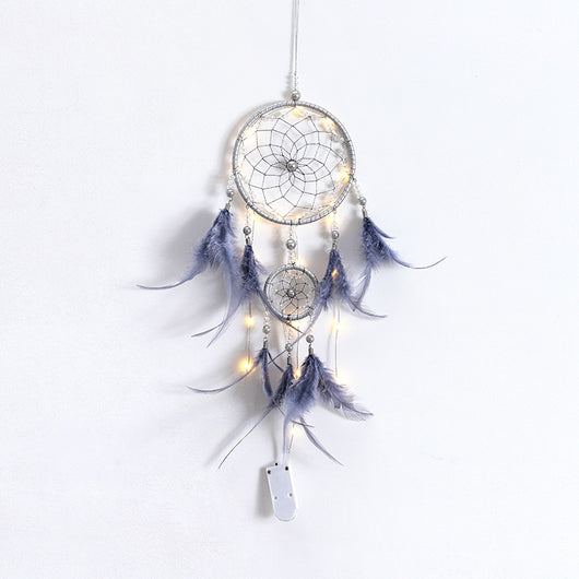 Atrapasueños Artesanal con Plumas Indígenas - Image 4