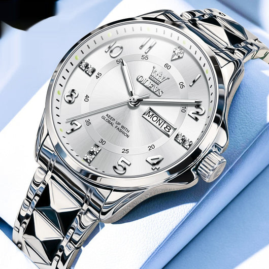 Reloj de Pareja Cuarzo Casual Resistente al Agua - Image 7
