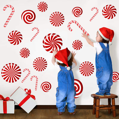 Pegatinas Navideñas de Copos de Nieve para Decoración de Paredes - Image 9