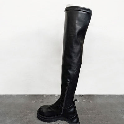 Botas Impermeables para Mujer con Suela Gruesa y Cierre Lateral - Image 4