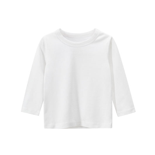 Camiseta Infantil Manga Larga Color Sólido para Publicidad - Image 14