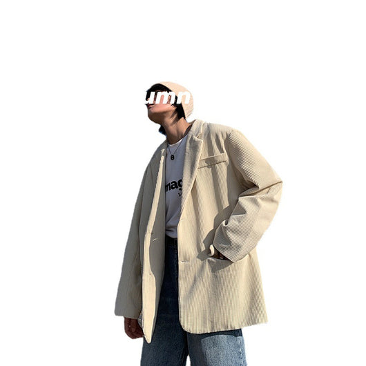 Saco de Pana Casual Holgado para Hombre - Image 7