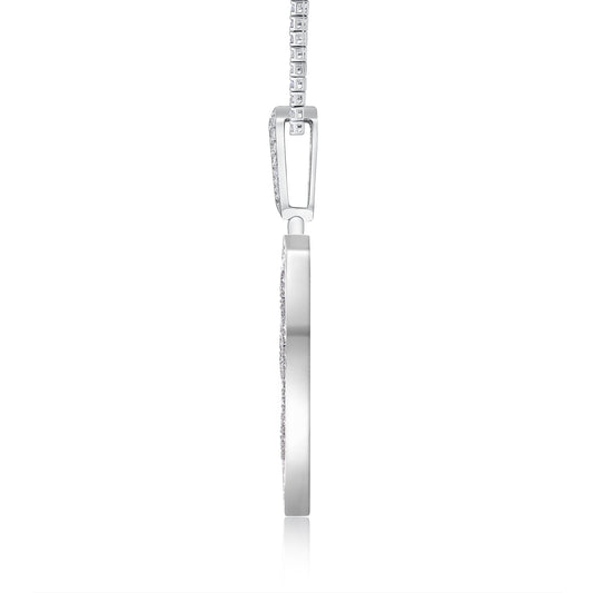 Collar Starlight Shield - Colgante de Moissanita S925 Plateado y Platinado - Image 2