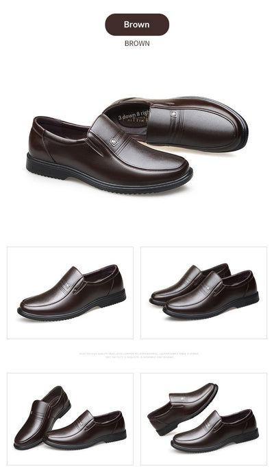Zapatos Casuales de Cuero Genuino para Hombre - Suela Plana Antideslizante - Image 16