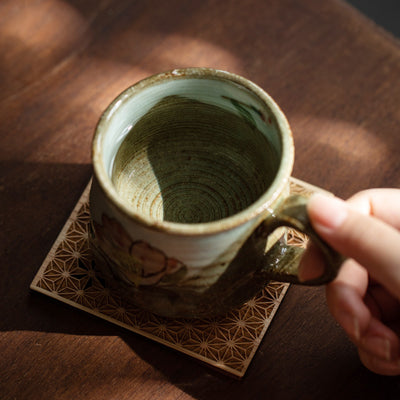Taza Cerámica Artesanal Japonesa con Diseño Cartoon Pintado a Mano - Image 6