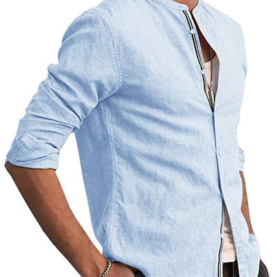 Cardigan Casual de Manga Larga Liso - Estilo Europeo y Americano