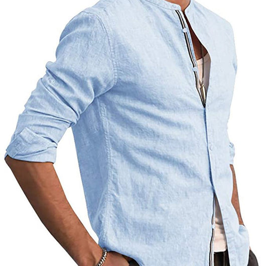 Cardigan Casual de Manga Larga Liso - Estilo Europeo y Americano