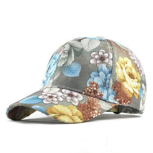 Gorra de Béisbol Floral para Mujer - Algodón Ligero Verano