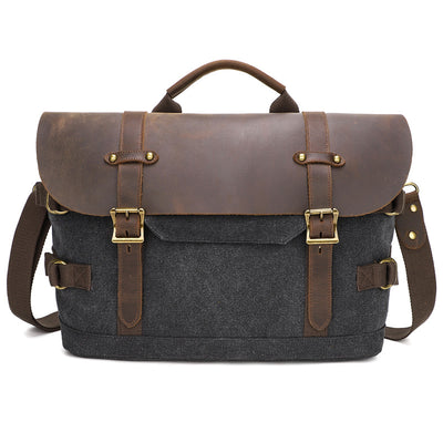 Bolsa Mensajero de Lona para Hombre - Estilo Casual - Image 3