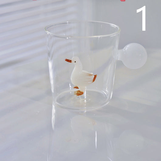 Vaso de Agua con Diseño Animal 3D en Vidrio - Image 7