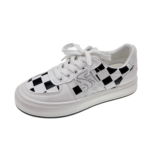 Zapatillas Retro Cuadros Plataforma Alto - Image 2