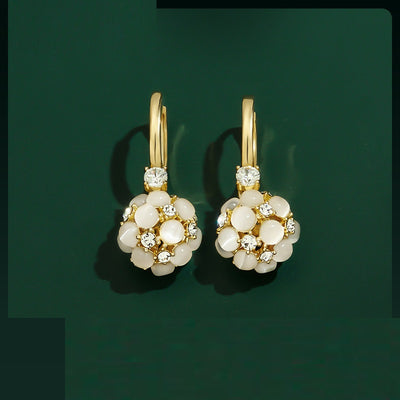 Aretes de Ópalo Elegantes para Mujer - Lujo y Sofisticación - Image 3