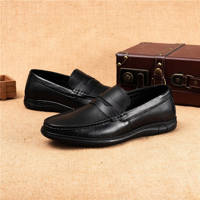 Zapatos de Cuero para Hombre Otoño Suela Blanda y Cómoda - Image 4