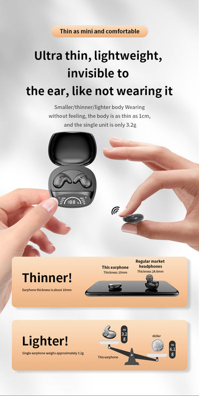 Auriculares Bluetooth Post-Auriculares Cómodos sin Dolor - Image 19
