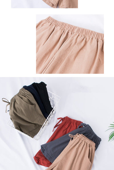 Shorts de Algodón y Lino para Mujer - Image 2