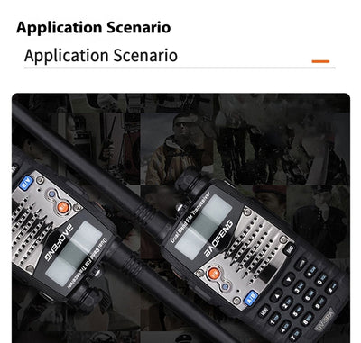 Radio Portátil Baofeng UV-5RA Doble Banda y Pantalla Dual - Alta Potencia para Aventuras - Image 11