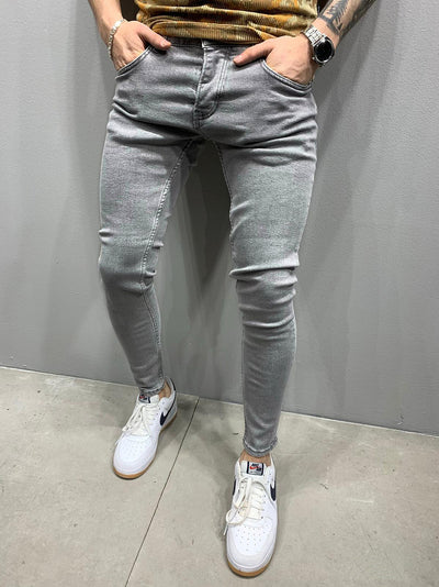 Pantalones Vaqueros Skinny Elásticos para Hombre - Image 3