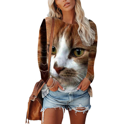 Camiseta de Manga Larga Cuello Redondo para Mujer - Diseño Europeo - Image 19