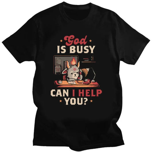 Camiseta Manga Corta Cool Baphomet para Hombre - Image 7