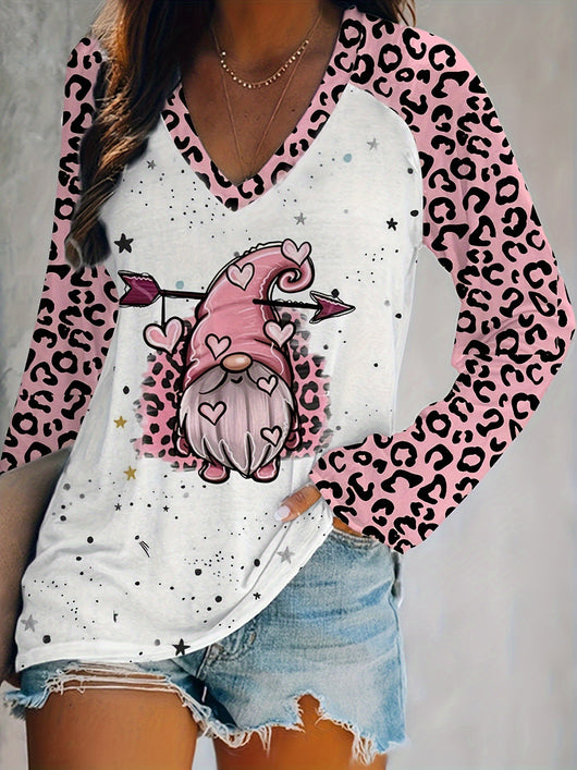 Playera Navideña Estampada Talla Grande para Mujer, Manga Larga - Image 18