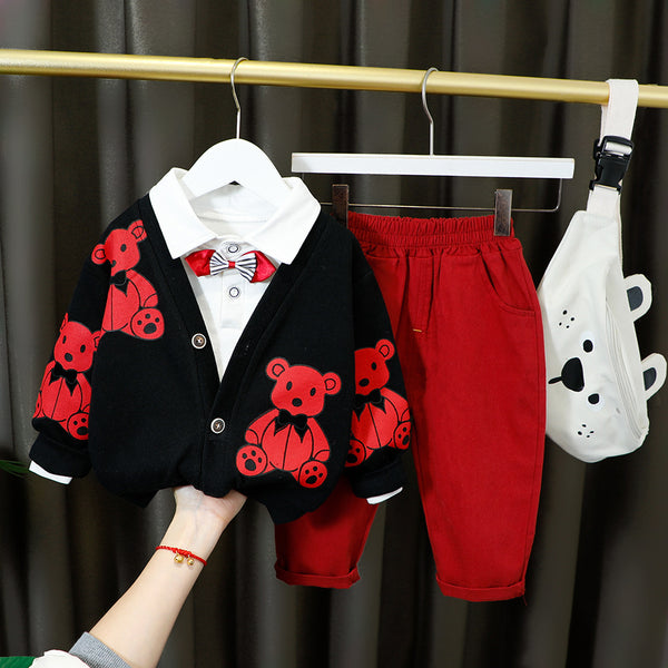 Traje Infantil con Estampado de Osito