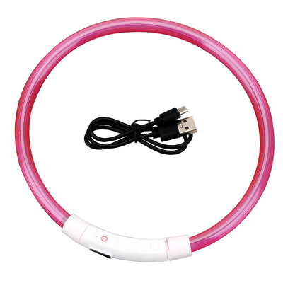 Collar Luminoso Recargable para Mascotas con Tres Modos de Destello - Image 2