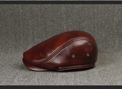 Boina de Cuero Genuino con Protección Solar - Estilo y Comodidad - Image 14