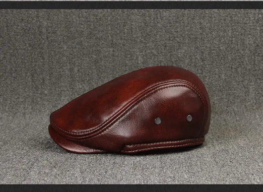 Boina de Cuero Genuino con Protección Solar - Estilo y Comodidad - Image 14