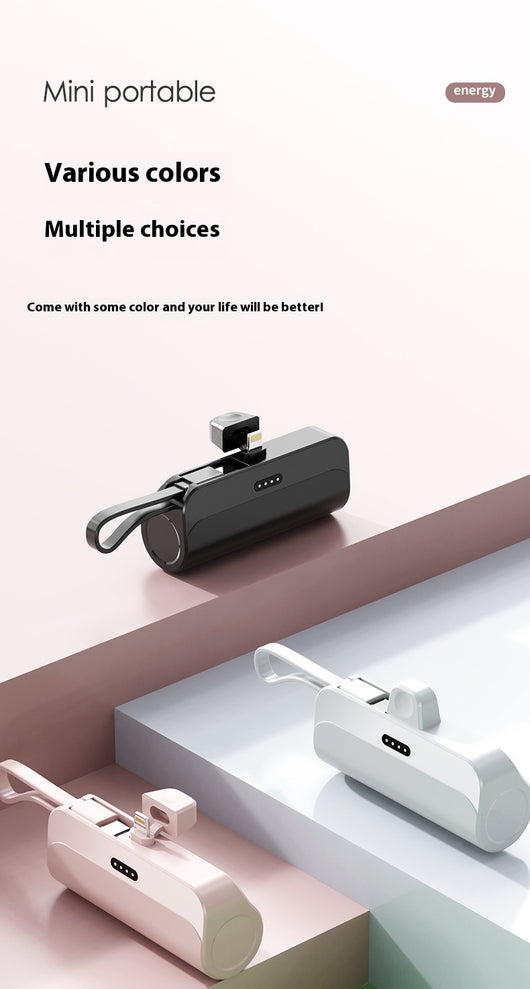 Banco de Energía Portátil Pocket Capsule - Carga Rápida Compacta - Image 31