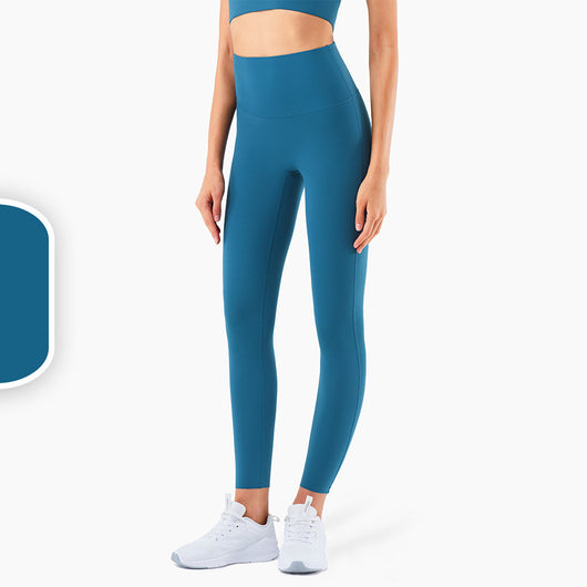 Pantalones de Yoga Cintura Alta Levantacaderas Melocotón - Entrenamiento Integral