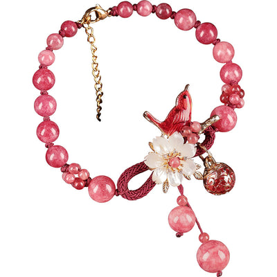 Pulsera Tobillera Vintage con Esmalte Campanilla - Image 10