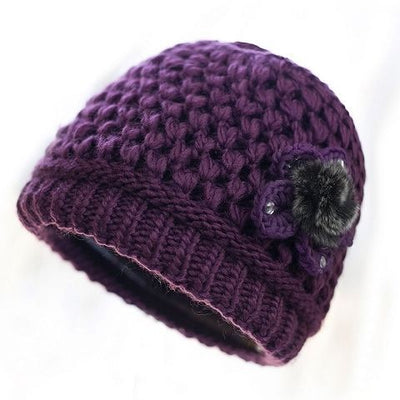 Gorro de Lana Tejido para Mamá - Abrigo Cálido Invierno - Image 9