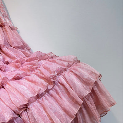 Vestido Pastel Cintura Alta con Costuras Industriales - Image 12