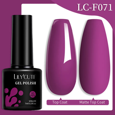 Set de Pegamento para Uñas con Brillo de Color Sólido - Image 7
