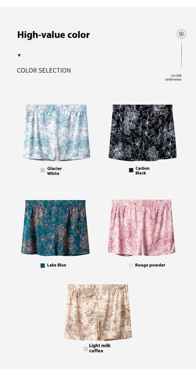 Bóxers de Seda de Hielo para Hombre - Pantalones Cómodos para Casa - Image 12