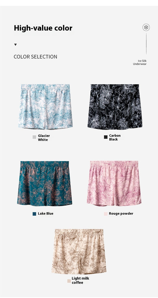 Bóxers de Seda de Hielo para Hombre - Pantalones Cómodos para Casa - Image 12