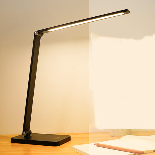 Lámpara de Escritorio LED con Protección Ocular y Carga Inalámbrica Dual - Image 12