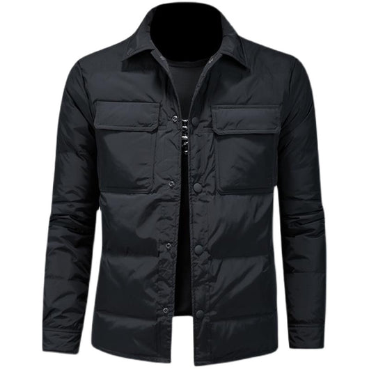 Abrigo Acolchado de Algodón para Hombre - Calidez Invernal - Image 5