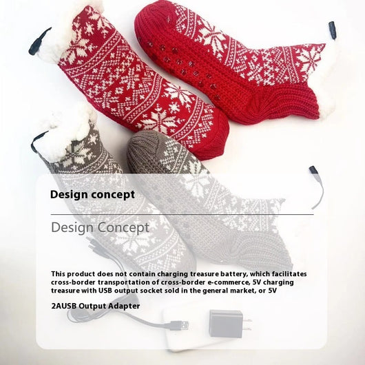 Calcetines Térmicos Calefactables USB para Casa - Image 7