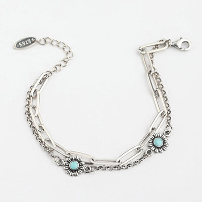 Pulsera Floral Natural con Personalidad - Joyería Delicada para Manos - Image 3