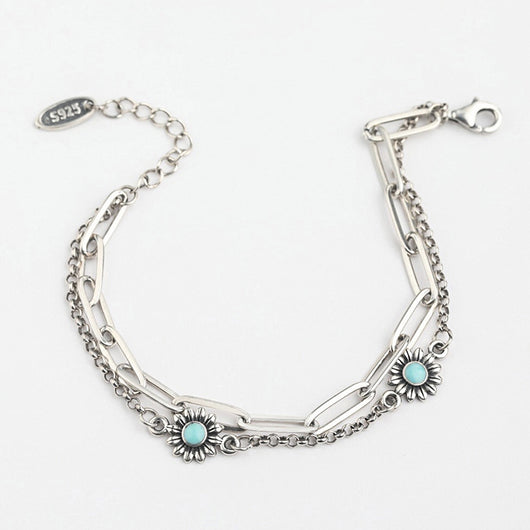 Pulsera Floral Natural con Personalidad - Joyería Delicada para Manos - Image 3