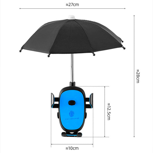 Paraguas para Bicicleta con Soporte para Celular - Image 12