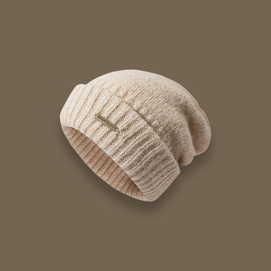 Gorro Tejido Mezcla de Lana en Colores Sólidos - Abrigo Perfecto para Clima Frío - Image 9