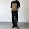 Camiseta Manga Corta Hombre con Parches Removibles Estampado Leopardo