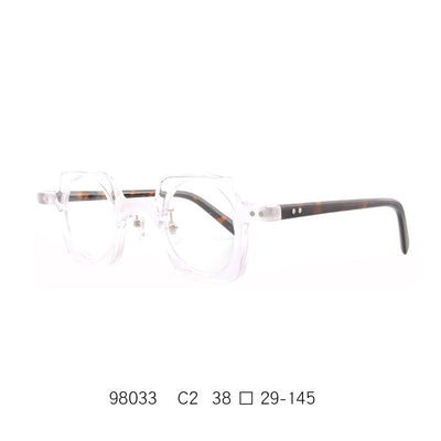 Gafas Retro Marco Cuadrado Espejo Ligero - Image 4