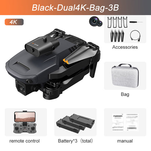 Dron 4K con Evasión de Obstáculos y Control Remoto Profesional - Image 9