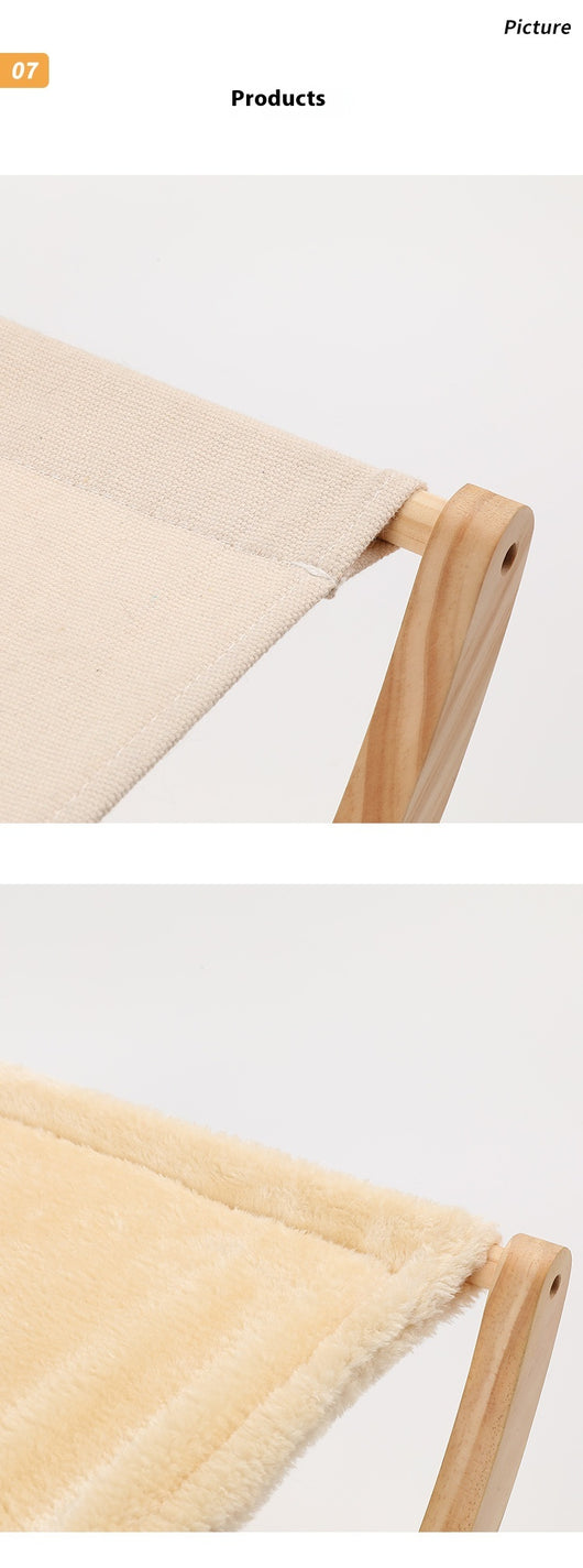 Cama Hamaca Plegable para Gatos - Nido de Madera Maciza - Image 12