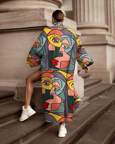 Conjunto de Dos Piezas Estampado Europeo y Americano para Mujer - Image 8