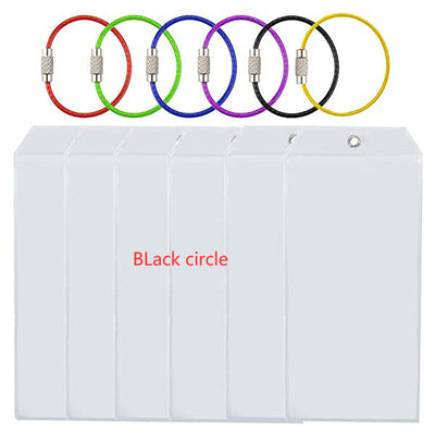 Identificador de Equipaje Vertical Transparente Impermeable con Cierre Seguro - Image 14